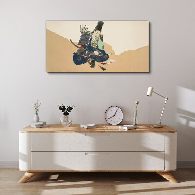 Artist writing in traditional costume Print on canvas