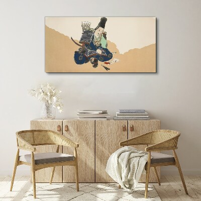 Artist writing in traditional costume Print on canvas