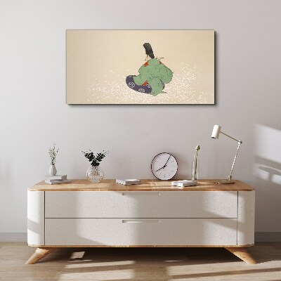 The charm of Japanese tradition Canvas wall art