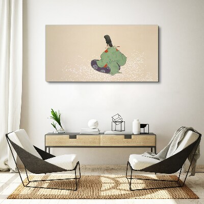 The charm of Japanese tradition Canvas wall art