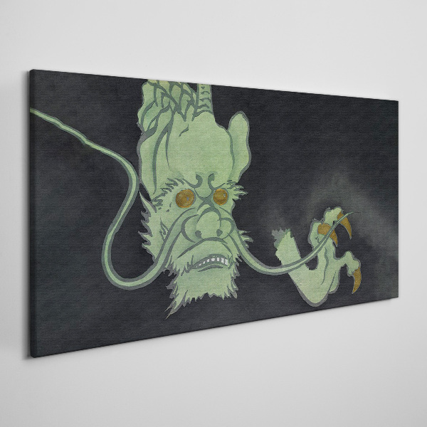 Dragon in the Dark Print on canvas
