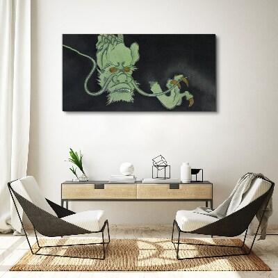 Dragon in the Dark Print on canvas
