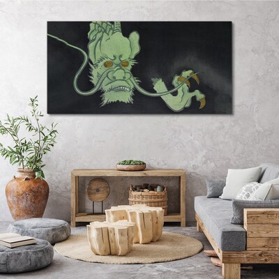 Dragon in the Dark Print on canvas