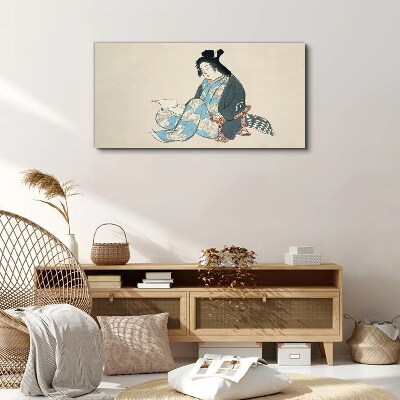 Silence and reflection Print on canvas