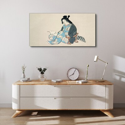Silence and reflection Print on canvas