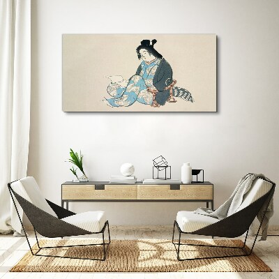 Silence and reflection Print on canvas