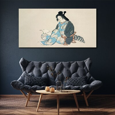 Silence and reflection Print on canvas