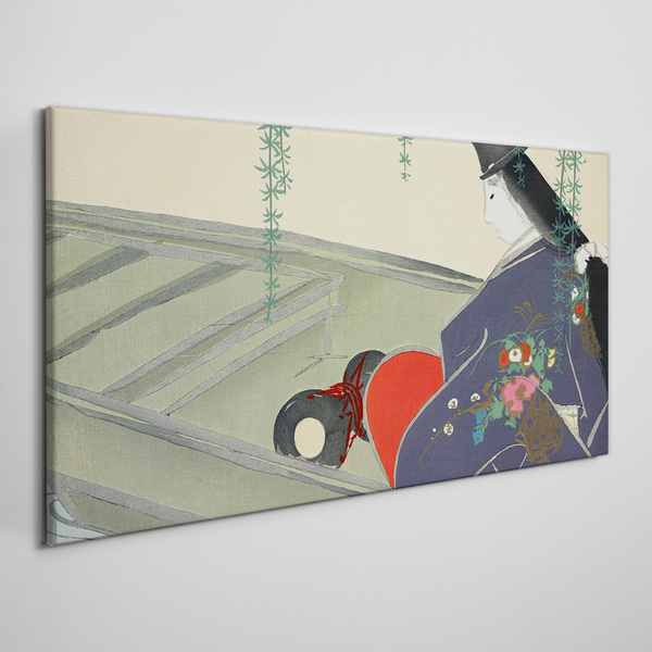 Peace in the garden Print on canvas