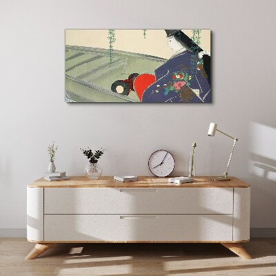 Peace in the garden Print on canvas