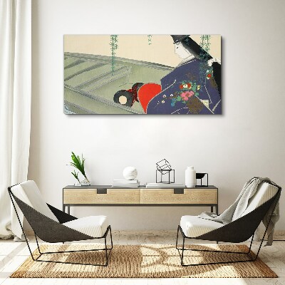 Peace in the garden Print on canvas