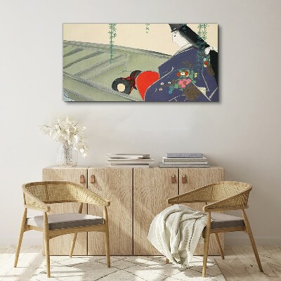 Peace in the garden Print on canvas