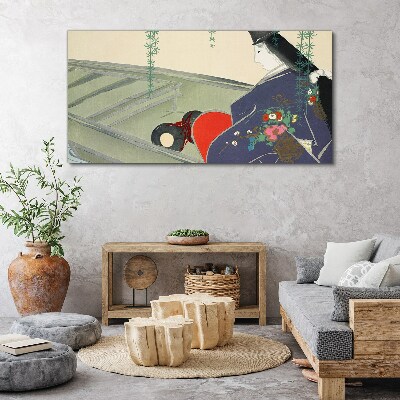 Peace in the garden Print on canvas