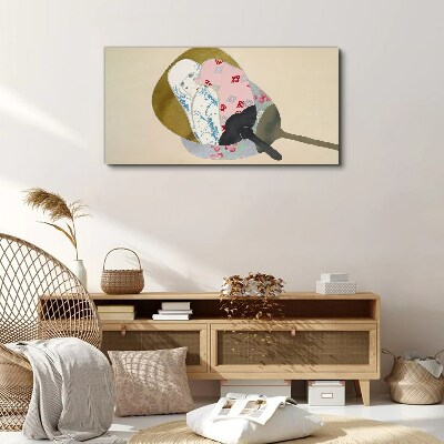 Abstract harmony of shapes and colors Canvas wall art