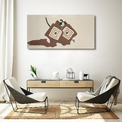 Elegance in simplicity Print on canvas