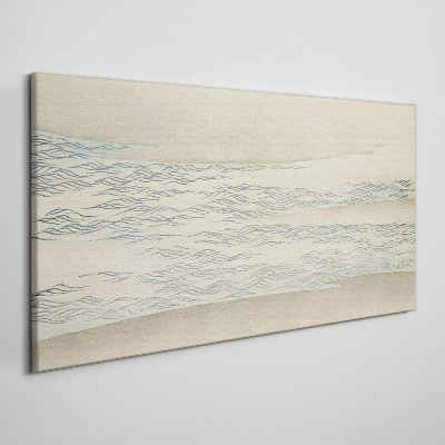Abstract waves Canvas Wall art