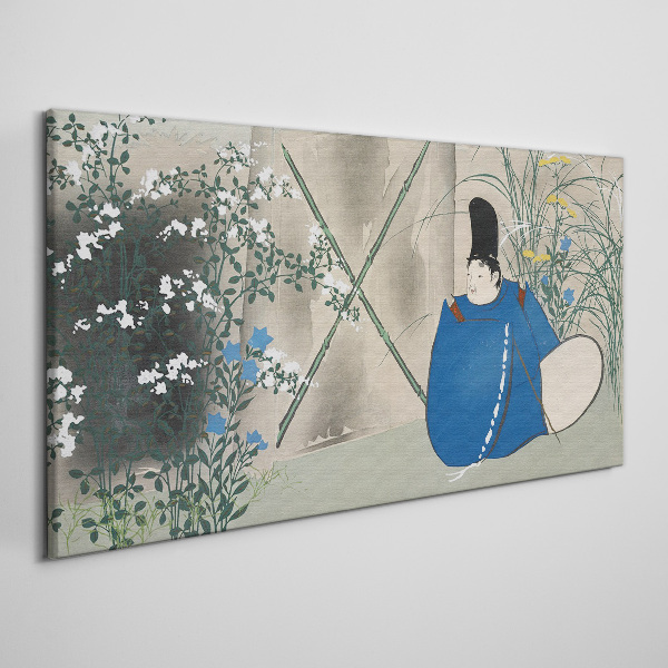Peace in the garden Print on canvas