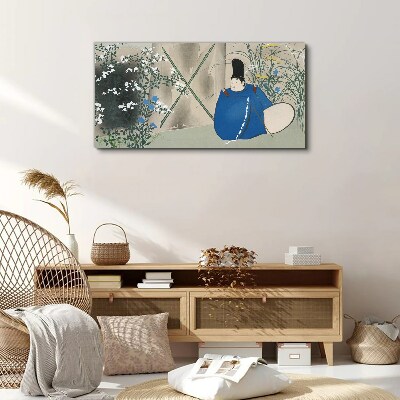 Peace in the garden Print on canvas