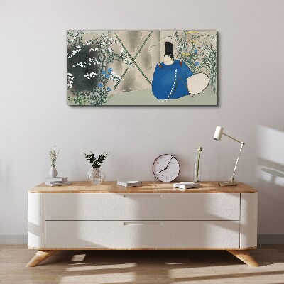 Peace in the garden Print on canvas