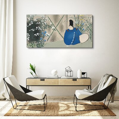Peace in the garden Print on canvas