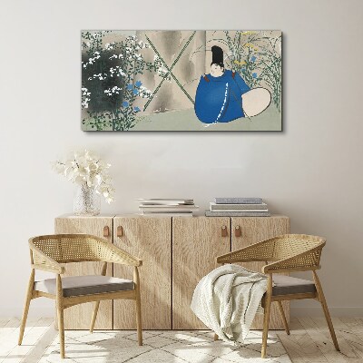 Peace in the garden Print on canvas