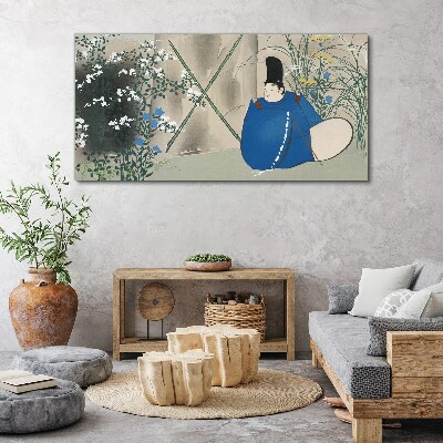 Peace in the garden Print on canvas