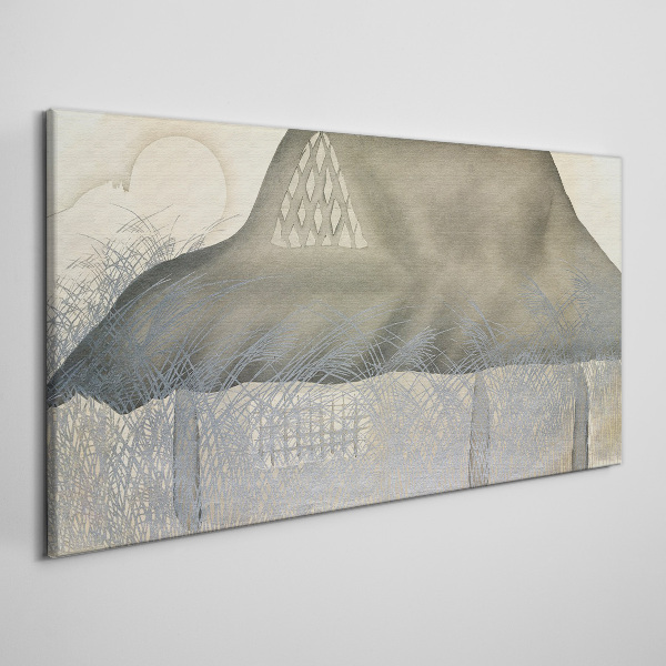 Peace among the mountains Print on canvas
