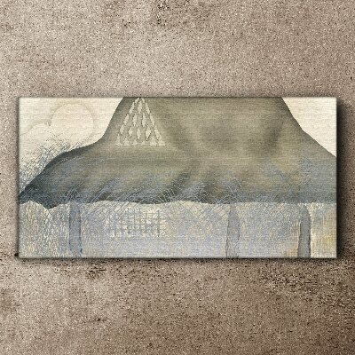 Peace among the mountains Print on canvas