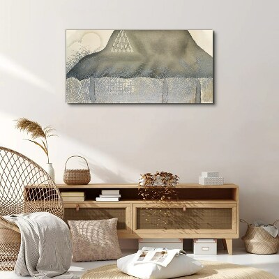 Peace among the mountains Print on canvas