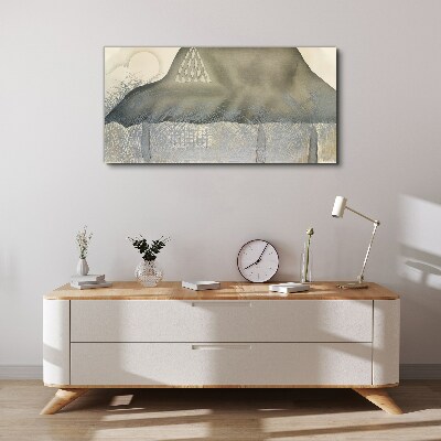 Peace among the mountains Print on canvas