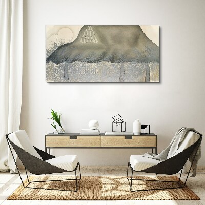 Peace among the mountains Print on canvas