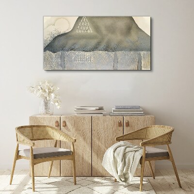 Peace among the mountains Print on canvas