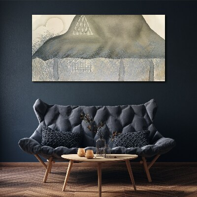 Peace among the mountains Print on canvas