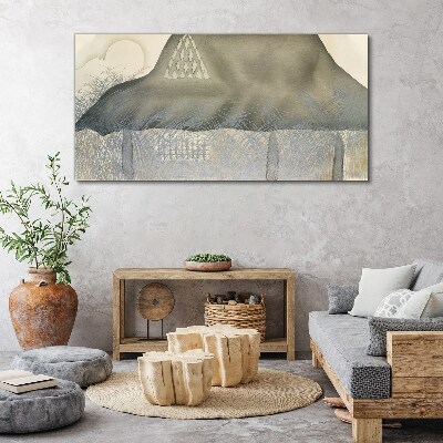 Peace among the mountains Print on canvas