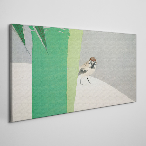A winged friend in the green Print on canvas