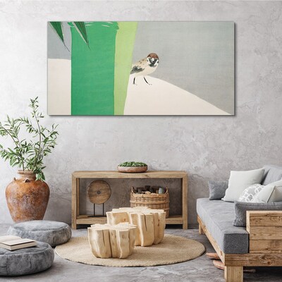 A winged friend in the green Print on canvas