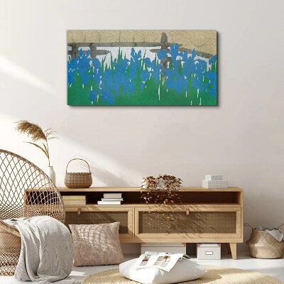 Abstract flowers Canvas Wall art