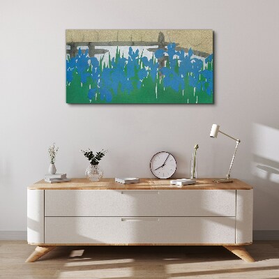 Abstract flowers Canvas Wall art