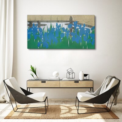 Abstract flowers Canvas Wall art