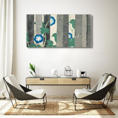 Bamboo flowers Canvas Wall art