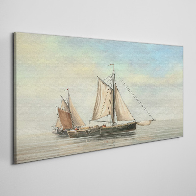 A quiet morning on the water Canvas wall art