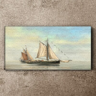 A quiet morning on the water Canvas wall art