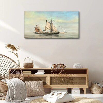 A quiet morning on the water Canvas wall art