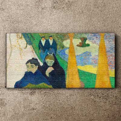 Sadness and reflection in the landscape Print on canvas