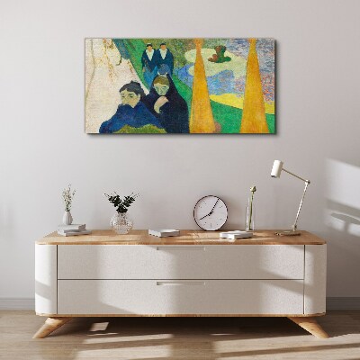 Sadness and reflection in the landscape Print on canvas