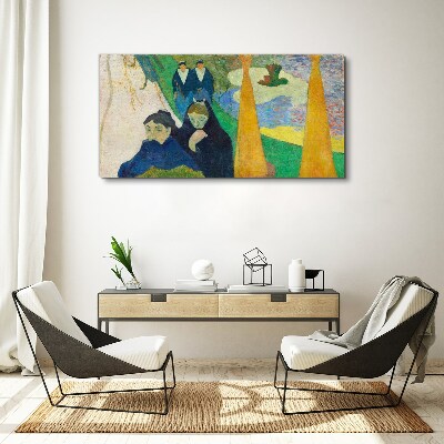 Sadness and reflection in the landscape Print on canvas