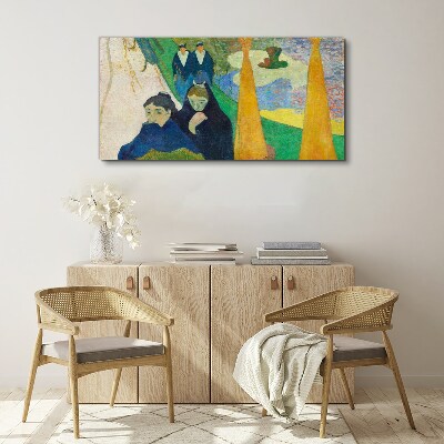 Sadness and reflection in the landscape Print on canvas