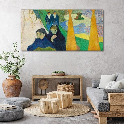 Sadness and reflection in the landscape Print on canvas