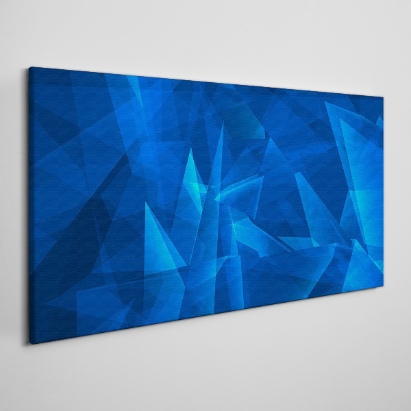 The sky is in shades of blue Print on canvas