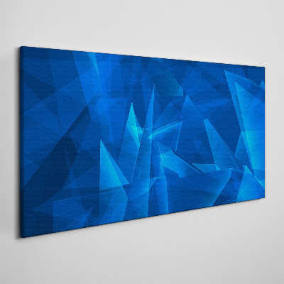 The sky is in shades of blue Print on canvas