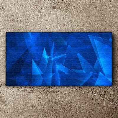 The sky is in shades of blue Print on canvas